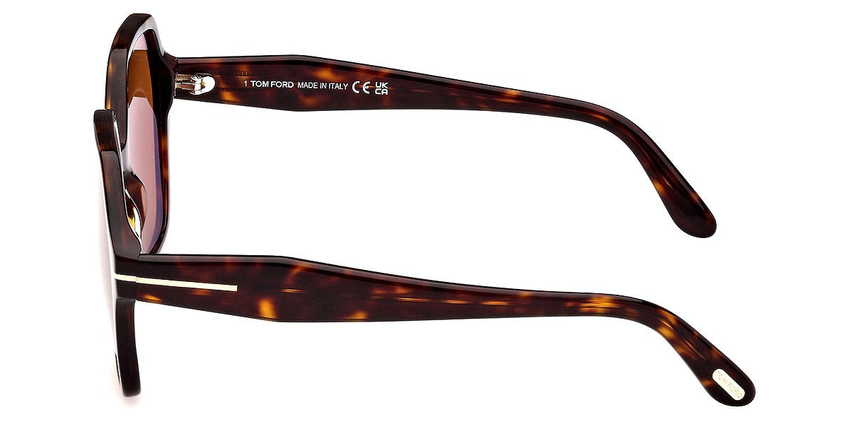 Tom Ford Women Sunglasses FT1032 Romy 52E 56 - Dark Havana 56mm
