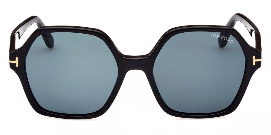 Tom Ford Women Sunglasses FT1032 Romy 01A 56 - Shiny Black 56mm