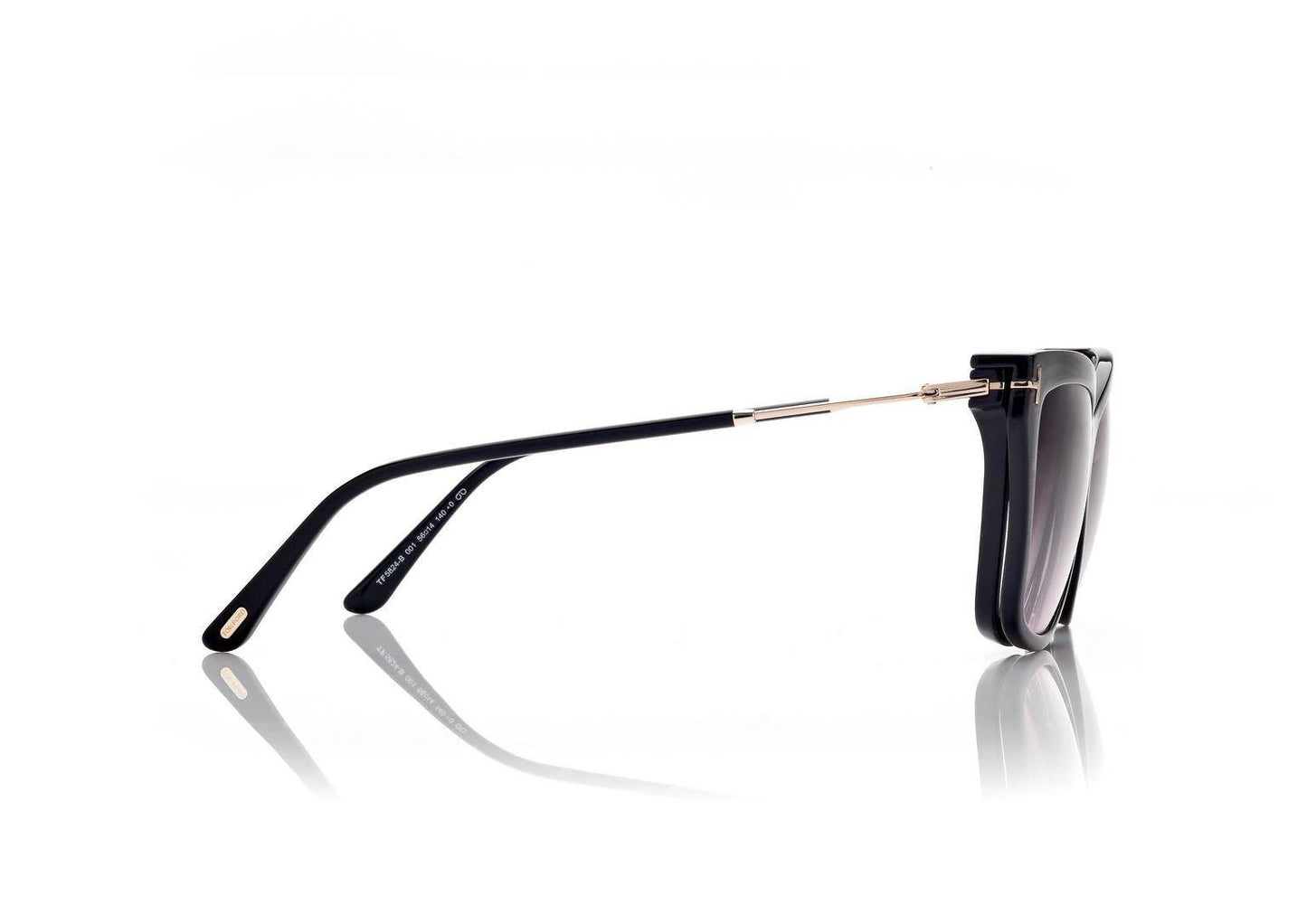 Tom Ford Women's Blue Block Eyeglass Frames w/ Clip-On Sun Lens - FT5824 56mm