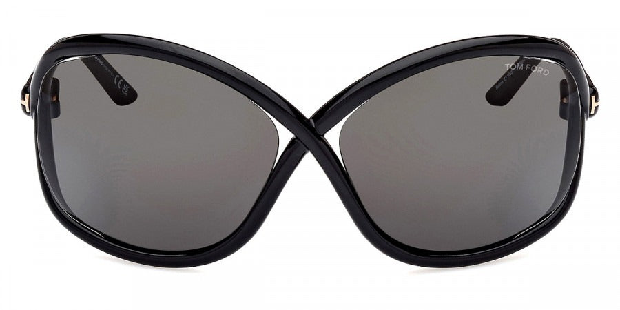 Tom Ford Women Sunglasses FT1068 Bettina 01A 68 - Shiny Black