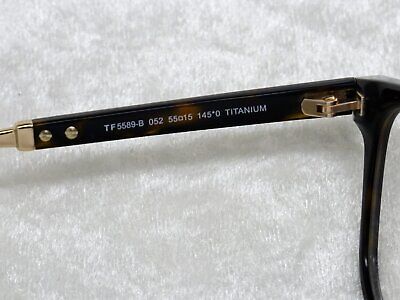 Eyeglasses Tom Ford FT 5589 -B 056 Vintage Havana & Amber, Havana, Rose Gold/B