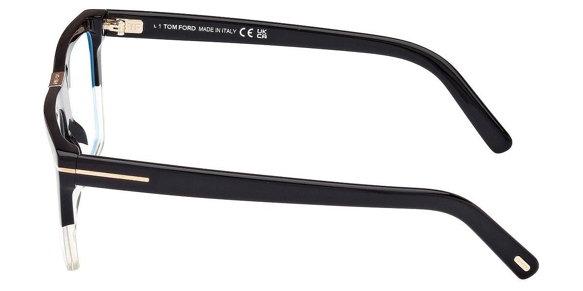 Tom Ford FT5912-B 005 57 - Black/Gradient/Shiny Black