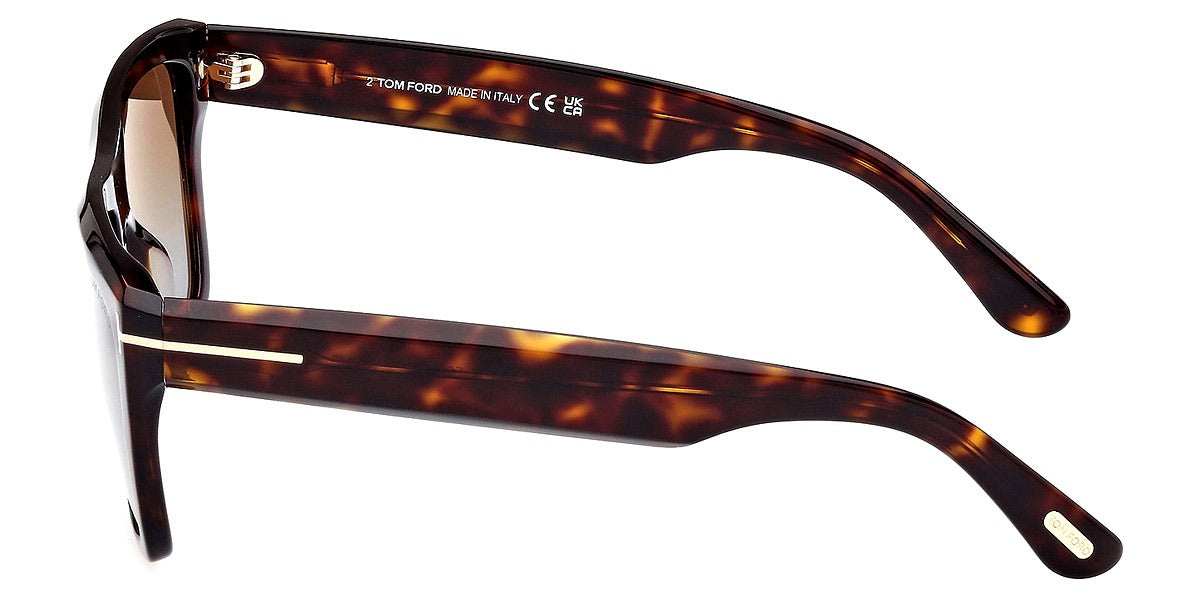 Tom Ford Mens Sunglasses FT1077 Alberto 52F 55 - Dark Havana 55mm