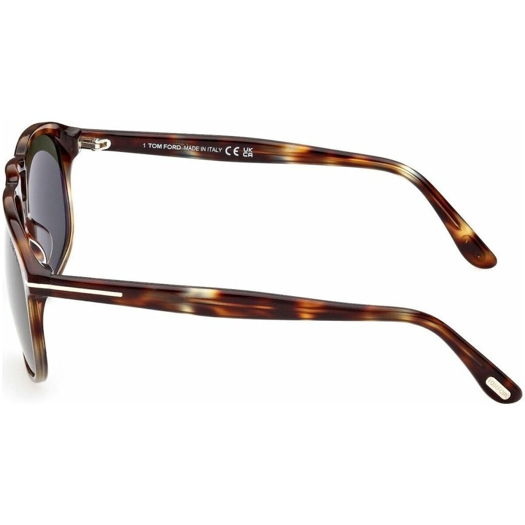Tom Ford Sunglasses Men Shiny Havana Brown FT1000-56N-58 mm