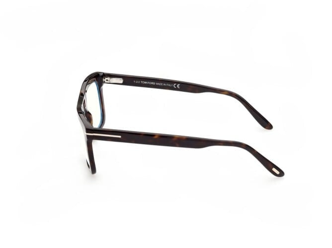 Tom Ford FT5757-B 052 Men's Shiny Tortoise Frame Blue 52mm