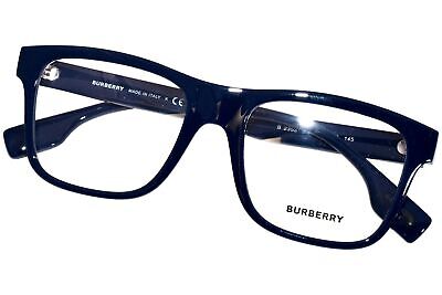 New BURBERRY BE 2353 3961 Blue Plastic Square Eyeglasses 53mm