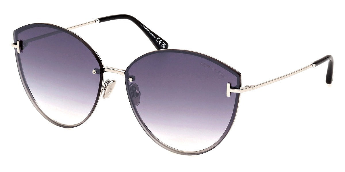Tom Ford Women Sunglasses FT1106 Evangeline 16C 63 - Shiny Palladium 63mm
