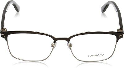 Tom Ford FT5323 Square Metal Optical Brown Rose Gold Eyeglasses TF5323 048 New