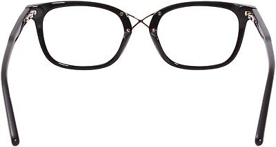 Eyeglasses Tom Ford FT 5637 -B 001 Shiny Black, Rose Gold/Blue Block Lenses