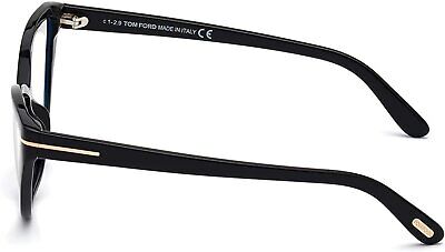 Tom Ford TF 5729-B eyeglasses color 001 Black with Blue Block anti reflective...