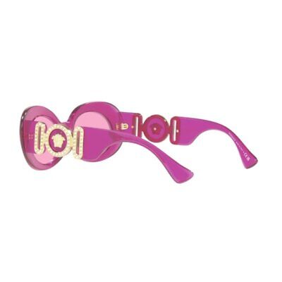 VERSACE Fuchsia Pink Oval Ladies Sunglasses 54mm