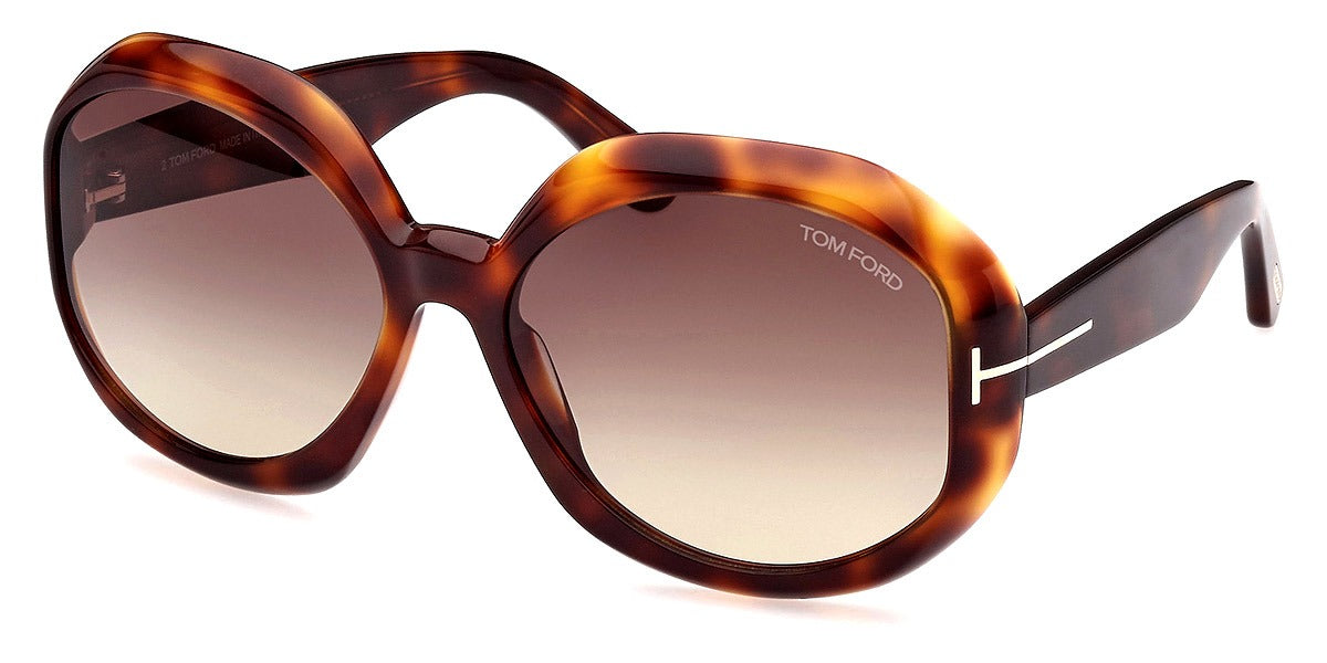 Tom Ford Women Sunglasses FT1011 Georgia-02 52B 62 - Dark Havana