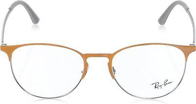Ray-Ban 0RX6375 51 Gunmetal Top/Orange One Size