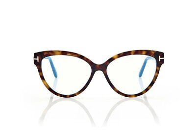 New TOM FORD FT 5763B 052 Eyeglasses Dark Havana 56mm