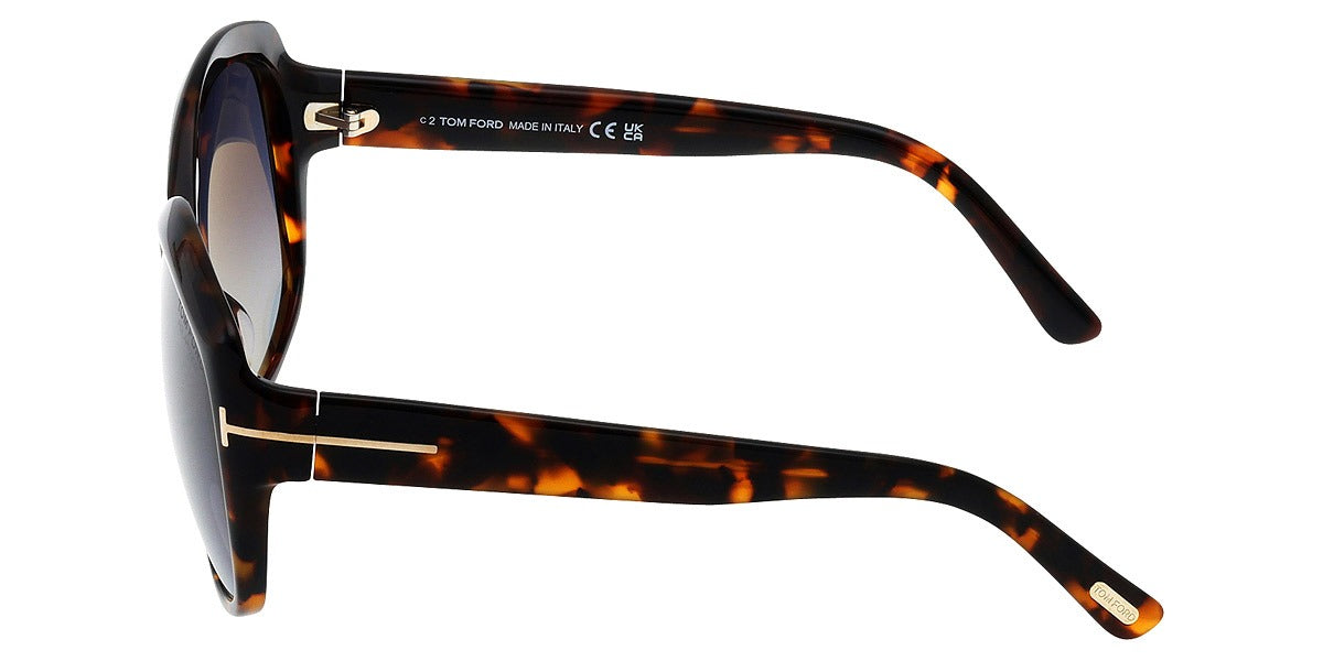 Tom Ford Women Sunglasses FT0919 Chiara-02 55D 60 - Shiny Havana