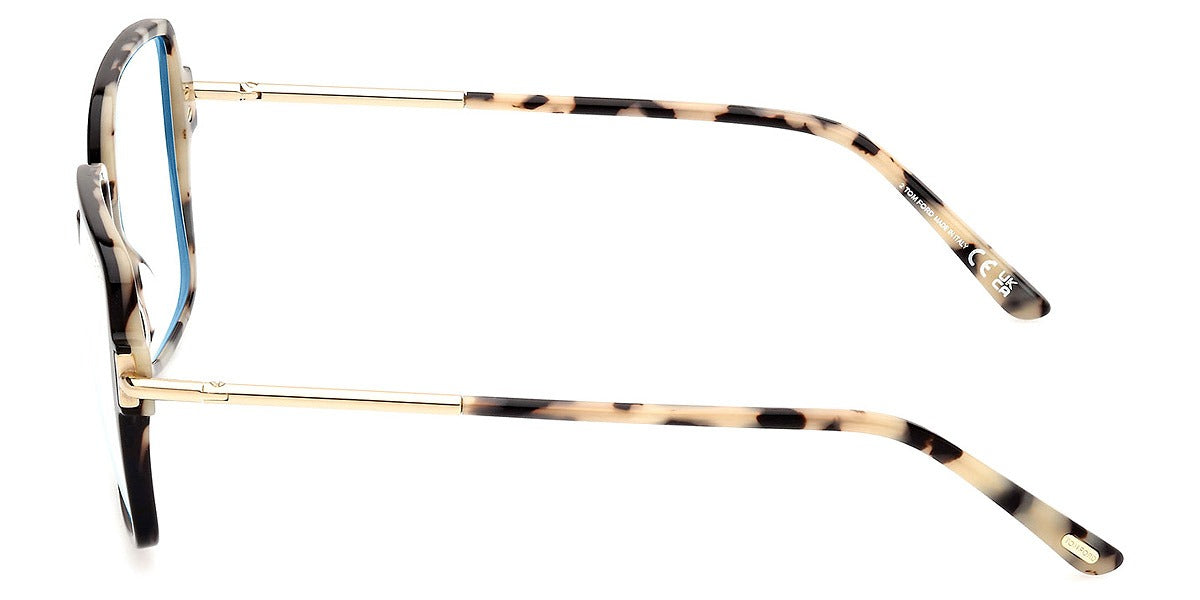 Tom Ford Eyeglasses FT5915-B 005 53 - Black/Monocolor/Colored Havana 53mm