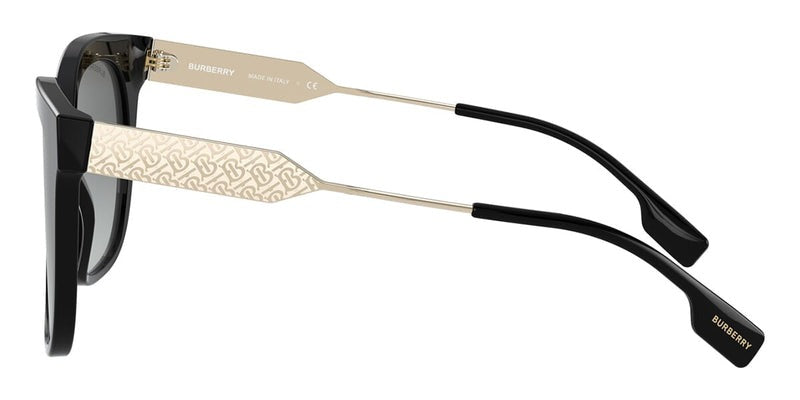 Burberry 4328 Evelyn Sunglasses 300111 Black 52mm