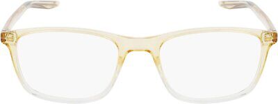 Nike-7129 709 Rectangle Eyeglasses Club Gold Fade 52mm