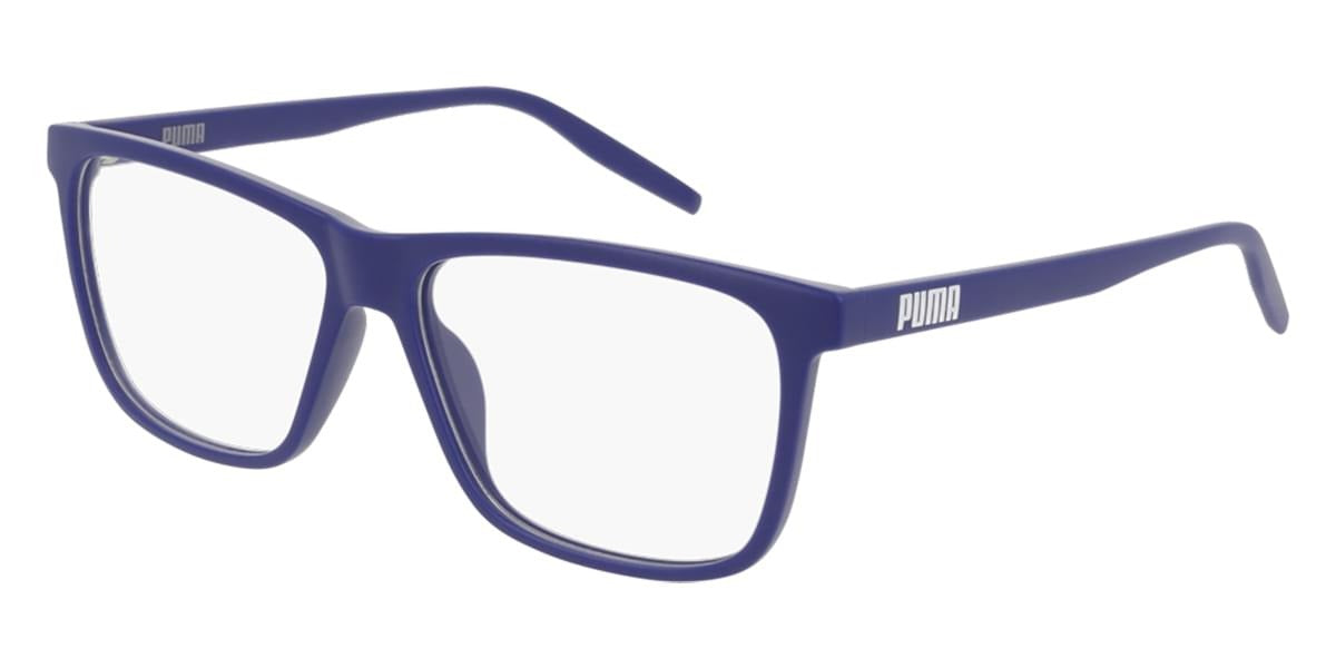 PUMA Eyeglasses PE0136O-002-56 Men's Blue 56mm