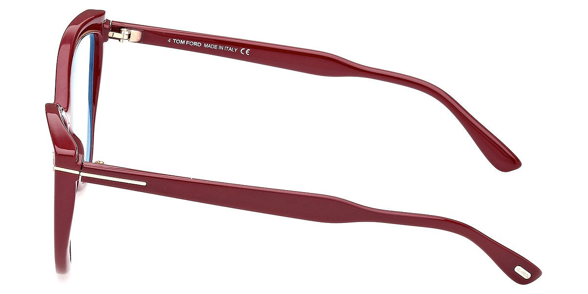 Tom Ford Eyeglasses FT5843-B 074 56 - Shiny Bordeaux 56mm