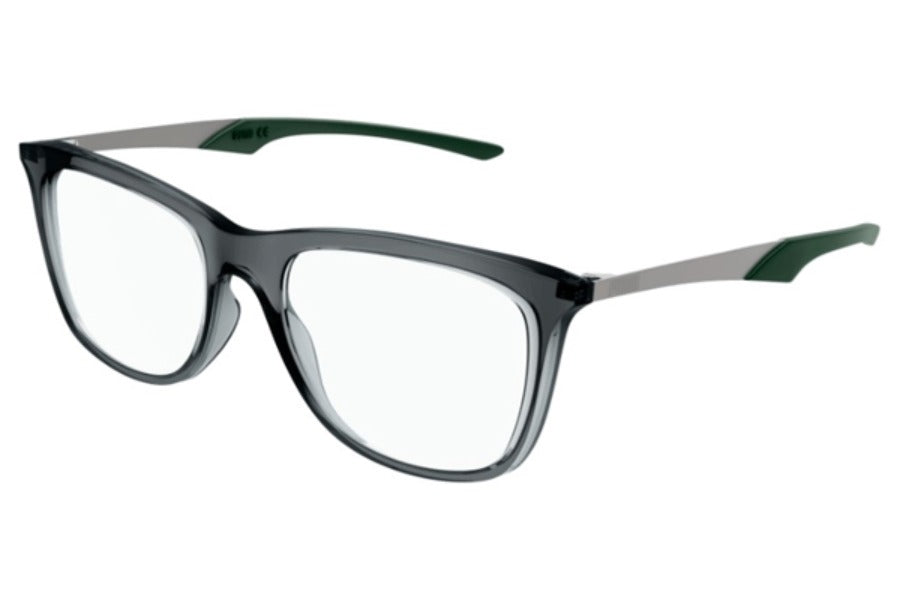 Puma Eyeglasses PU0356O 004 Grey Men's 55mm