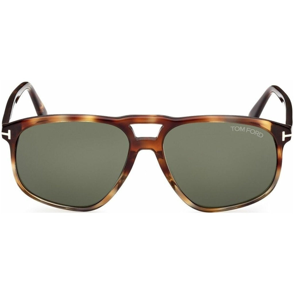 Tom Ford Sunglasses Men Shiny Havana Brown FT1000-56N-58 mm