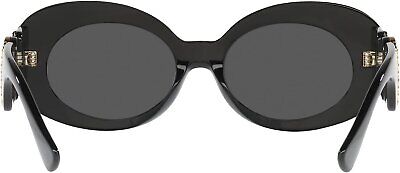 Versace Woman Sunglasses Black Frame, Dark Grey Lenses, 54MM