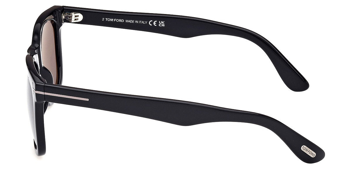 Tom Ford Sunglasses FT1099-N Kevyn 01D 52 - Shiny Black 52mm