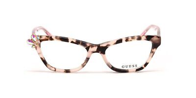NEW Guess GU2836-074-51mm Havana Pink Eyeglasses