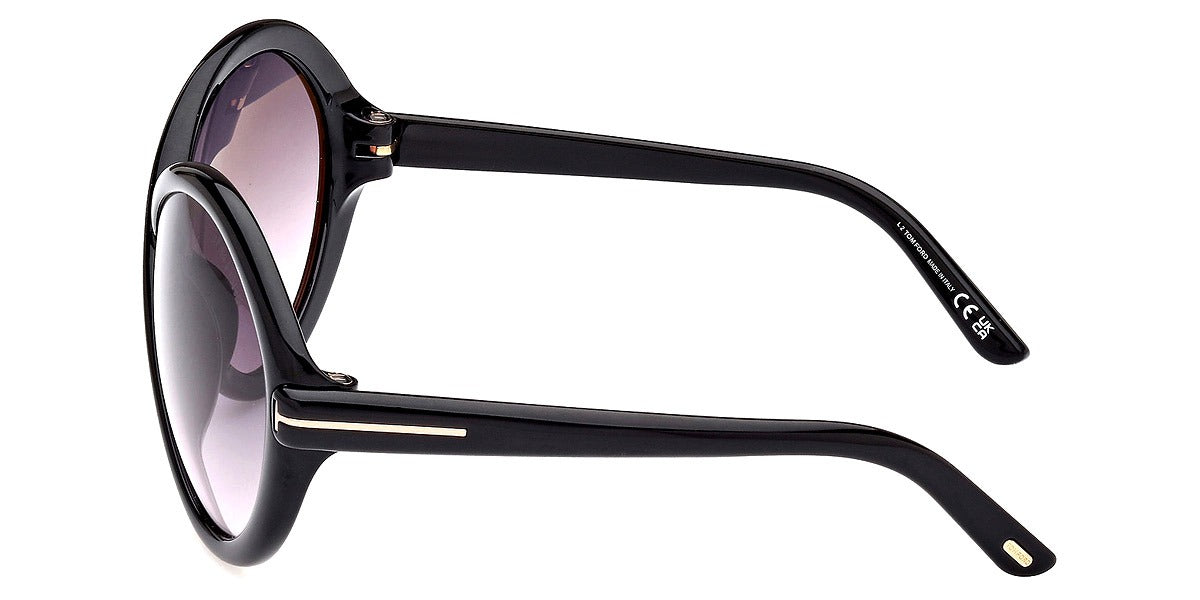 Tom Ford Women Sunglasses FT1070 Jada 01B 68 - Shiny Black