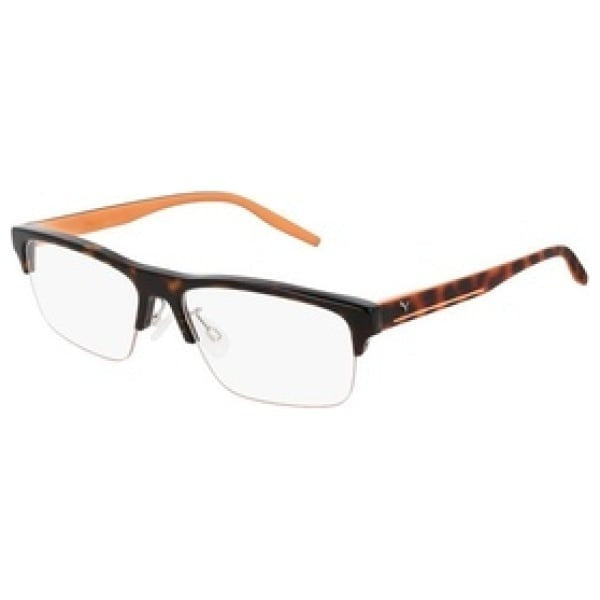 PUMA Eyeglasses PU0274O-002-57mm Brown Havanna