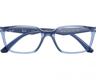 Eyeglasses Unisex Ray-Ban RX 7176 5941 Light Blue