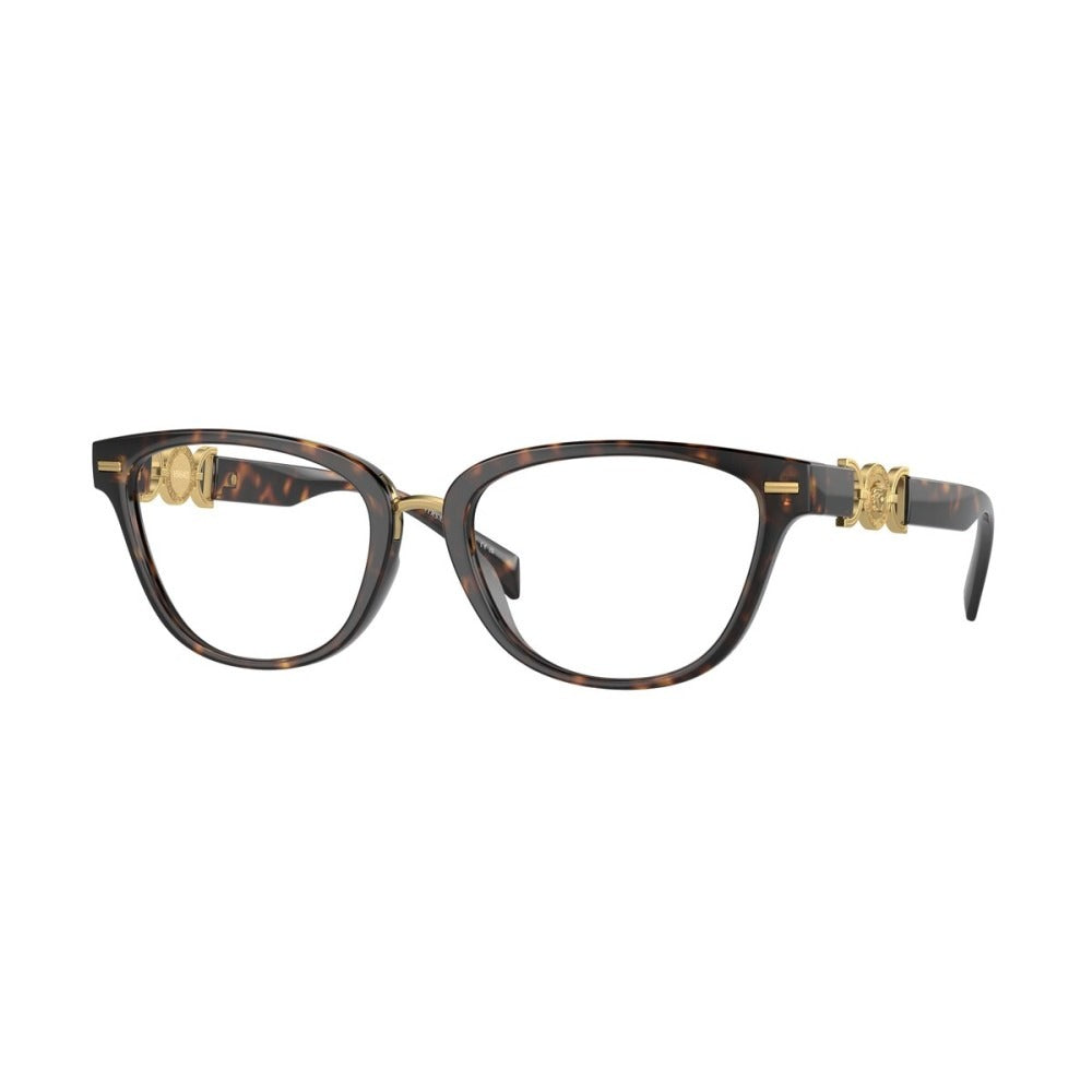 Versace 0VE3336U 108 Full Rim Havana Cat Eye 54mm