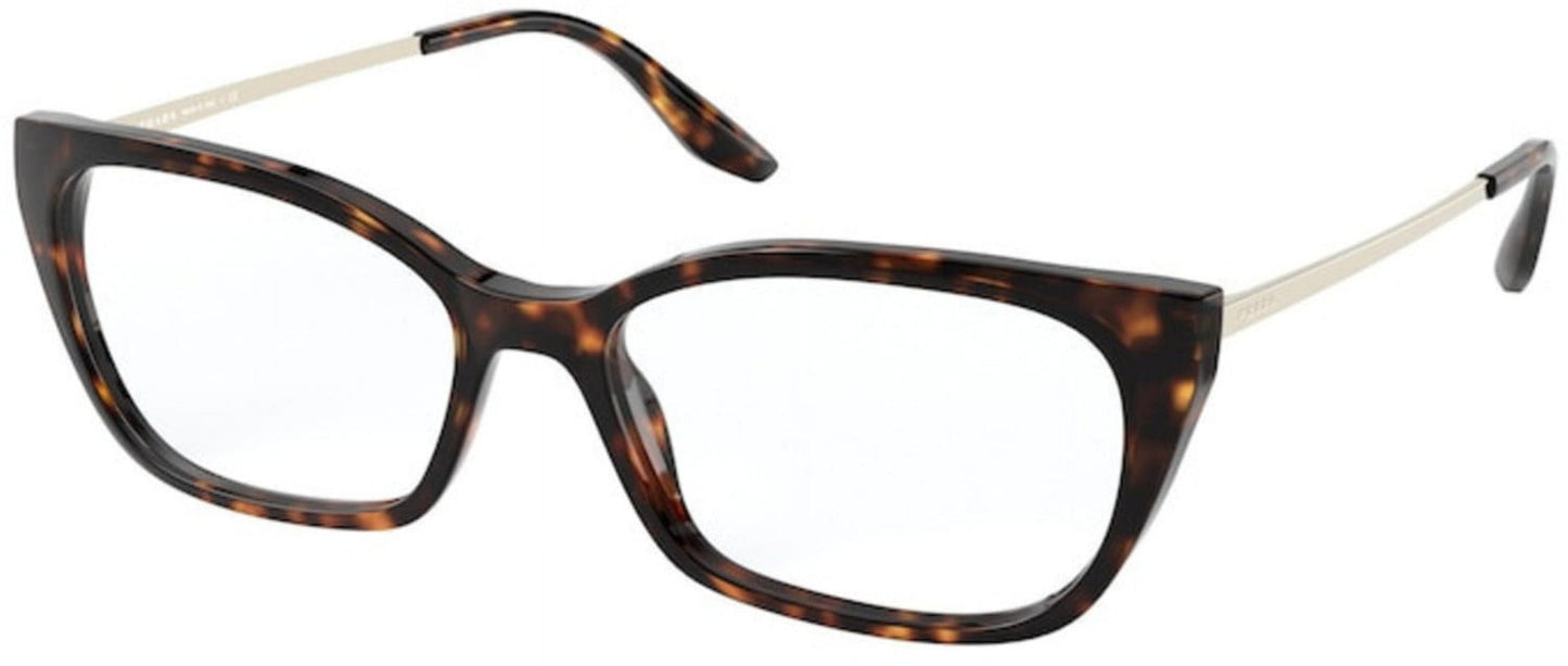 Eyeglasses Prada PR 14 XV 2AU1O1 Full Rim Havana