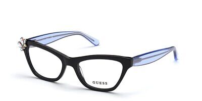 Guess GU2836-001-51mm Black Blue Eyeglasses