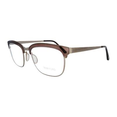 NEW Tom Ford Women FT5393-047-53 Brown Gold Eyeglasses