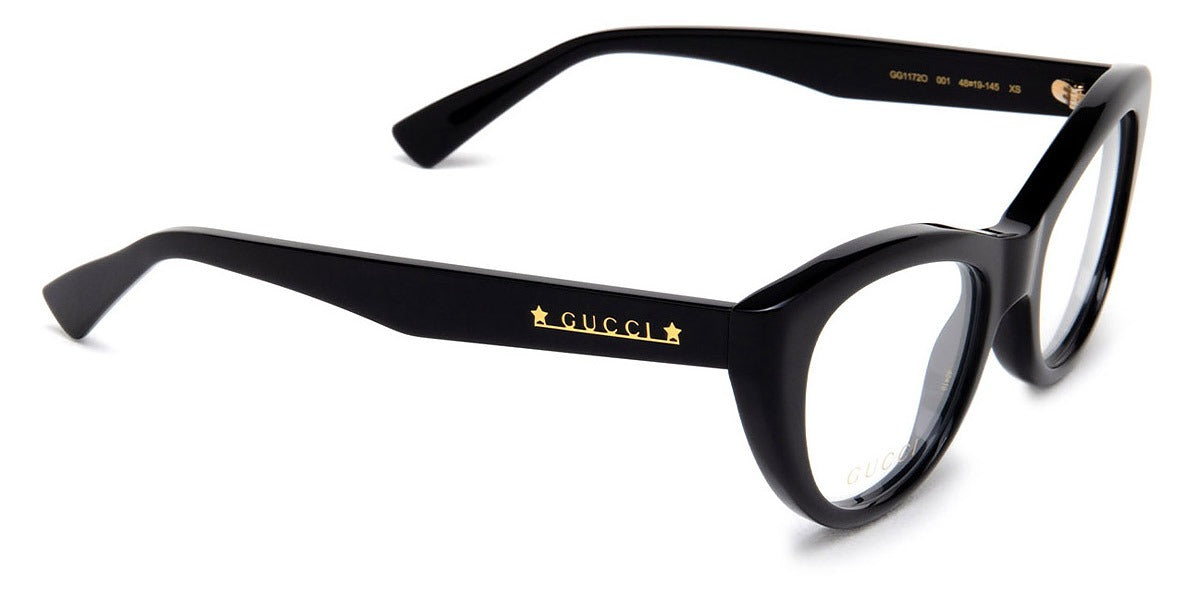 Gucci GG1172O 001 Black Cat-eye Women's Eyeglasses