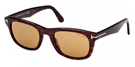 Tom Ford Mens Sunglasses FT1076 Kendel 52E 54 - Dark Havana 54mm