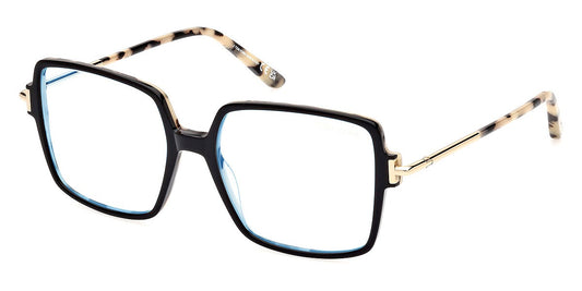 Tom Ford Eyeglasses FT5915-B 005 53 - Black/Monocolor/Colored Havana 53mm