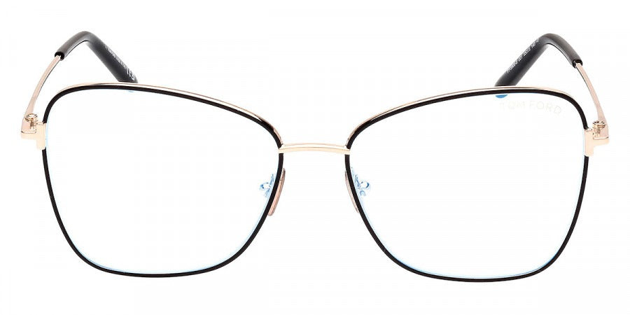 Tom Ford Eyeglasses FT5906-B 001 55 Shiny Rose Gold/Black