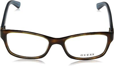 Guess GU2591 Eyeglass Frames - Dark Havana Frame, 53 mm Lens Diameter...