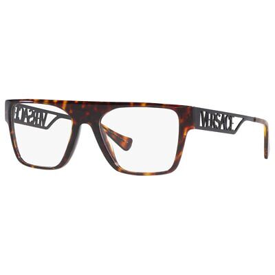 New Versace VE3326U 108 Brown Eyeglasses Men 55mm