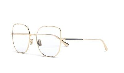 NEW Christian Dior CD50039U-010-57mm Gold Eyeglasses