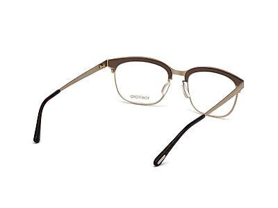 NEW Tom Ford Women FT5393-047-53 Brown Gold Eyeglasses