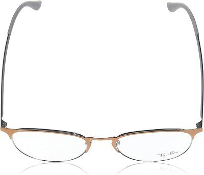 Ray-Ban 0RX6375 51 Gunmetal Top/Orange One Size