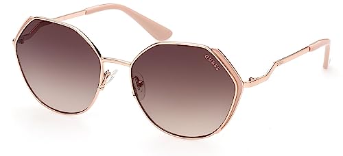 GUESS GU7842 Rose Gold Pink/Brown Shaded 58/17/140 women Sunglasses