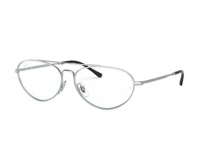 NEW Ray Ban RX6454-2501 Silver Eyeglasses 56mm