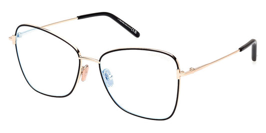 Tom Ford Eyeglasses FT5906-B 001 55 Shiny Rose Gold/Black