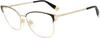 Eyeglasses Furla VFU 443 Gold Black 0302 55mm