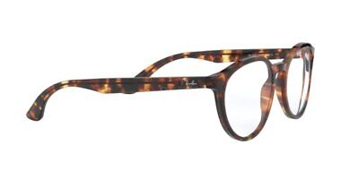 Ray-Ban Rx5380 Round Prescription Eyeglass Frames, Havana Opal Brown/Demo...